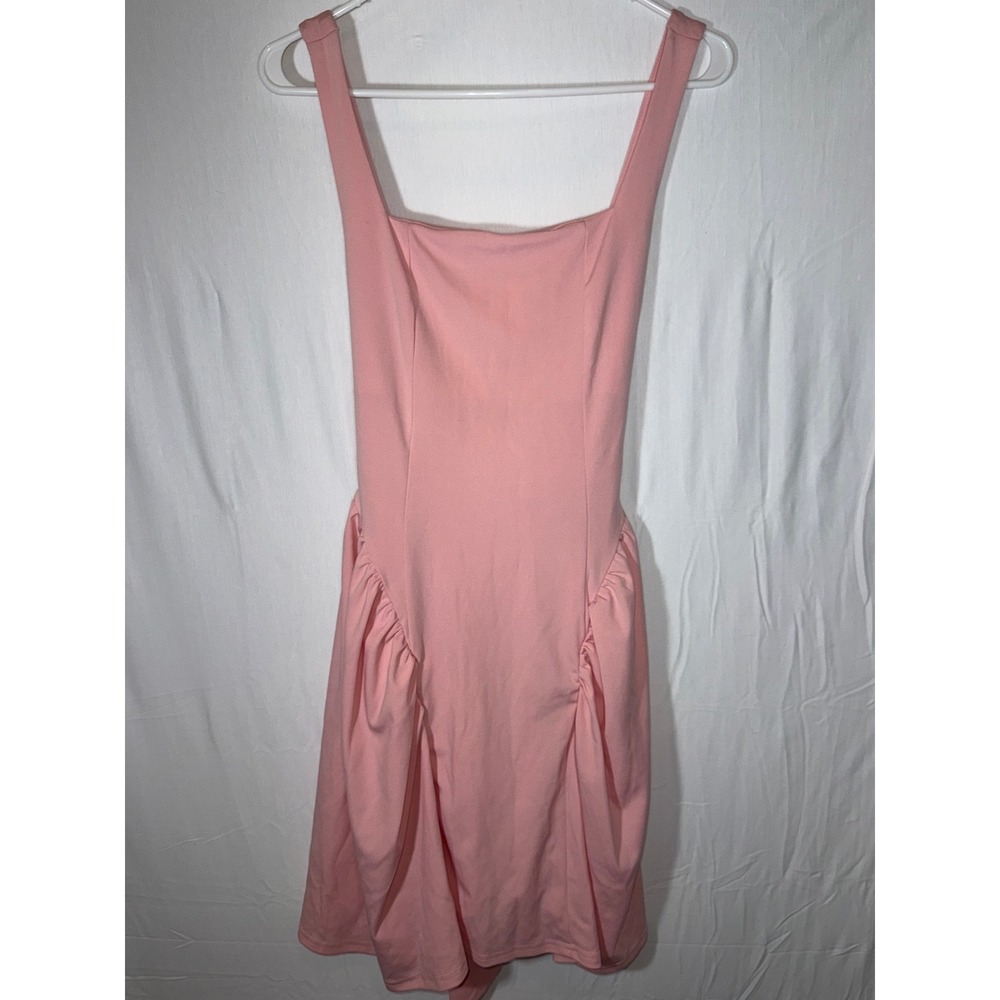 Sleeveless Pink A-Line Dress